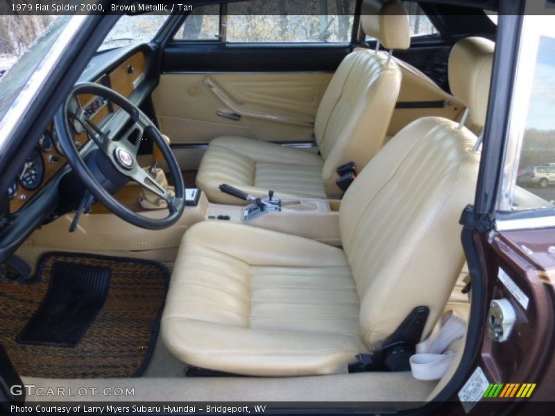 Front Seat of 1979 Spider 2000 