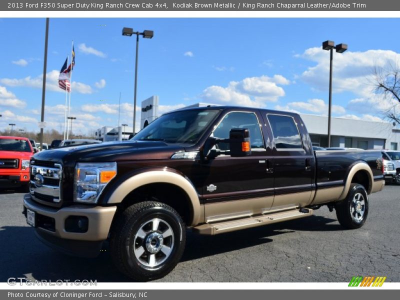 Kodiak Brown Metallic / King Ranch Chaparral Leather/Adobe Trim 2013 Ford F350 Super Duty King Ranch Crew Cab 4x4