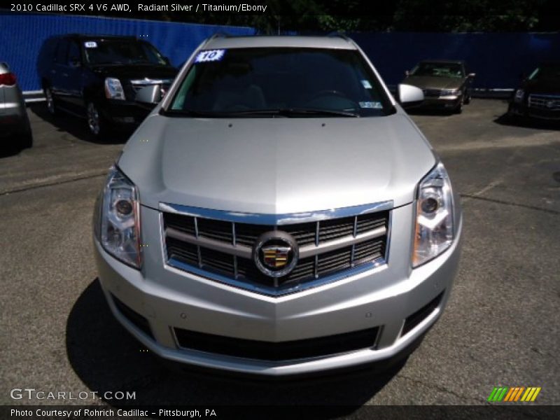 Radiant Silver / Titanium/Ebony 2010 Cadillac SRX 4 V6 AWD