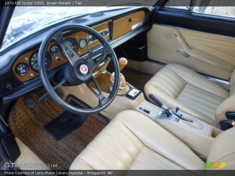 Tan Interior - 1979 Spider 2000  