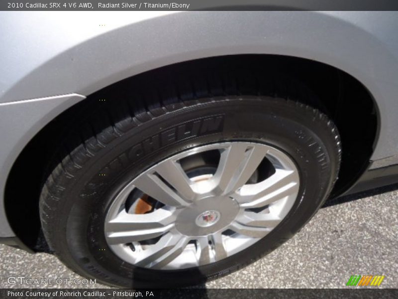 Radiant Silver / Titanium/Ebony 2010 Cadillac SRX 4 V6 AWD