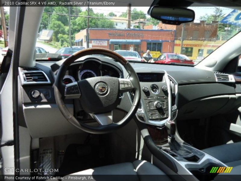 Radiant Silver / Titanium/Ebony 2010 Cadillac SRX 4 V6 AWD