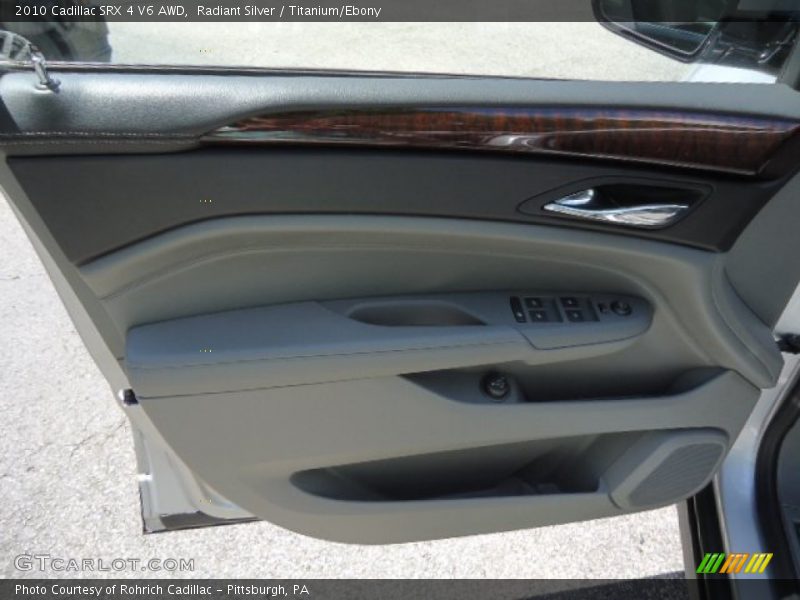 Radiant Silver / Titanium/Ebony 2010 Cadillac SRX 4 V6 AWD