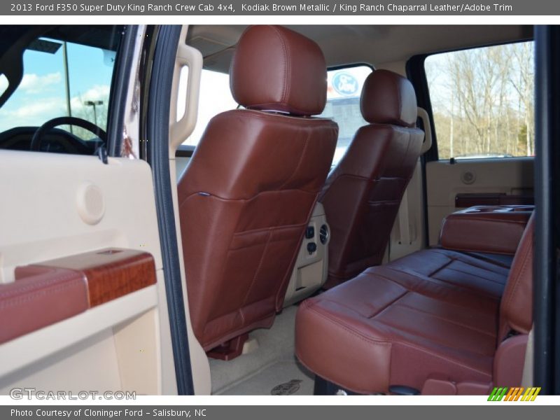  2013 F350 Super Duty King Ranch Crew Cab 4x4 King Ranch Chaparral Leather/Adobe Trim Interior
