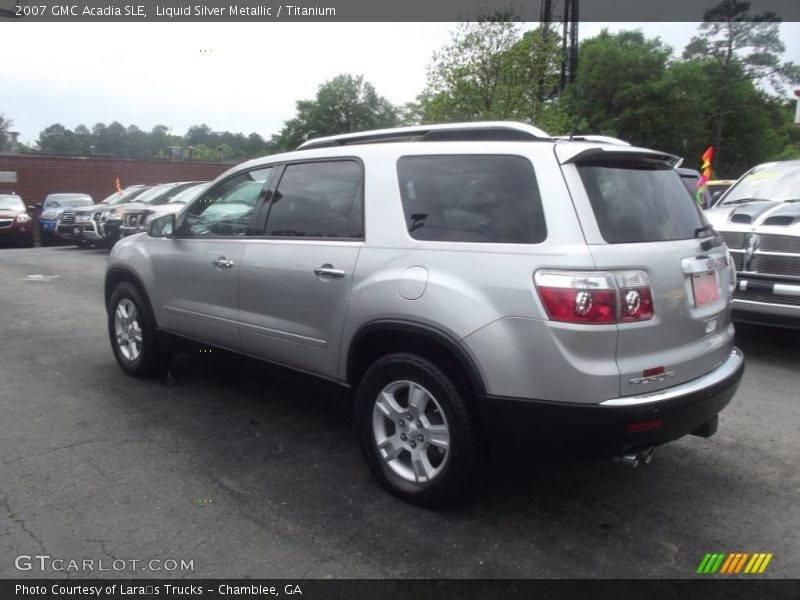 Liquid Silver Metallic / Titanium 2007 GMC Acadia SLE