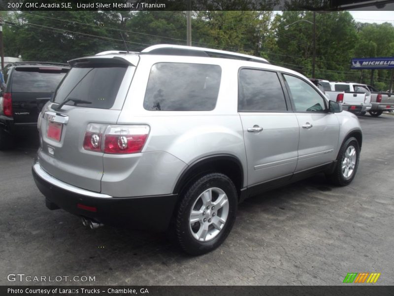 Liquid Silver Metallic / Titanium 2007 GMC Acadia SLE