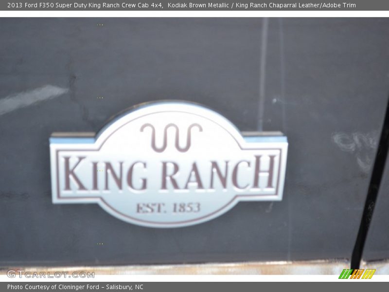 Kodiak Brown Metallic / King Ranch Chaparral Leather/Adobe Trim 2013 Ford F350 Super Duty King Ranch Crew Cab 4x4