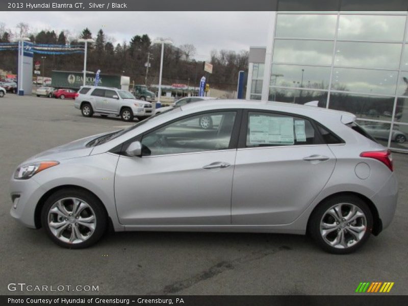 Silver / Black 2013 Hyundai Elantra GT