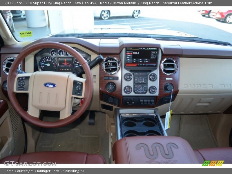 Dashboard of 2013 F350 Super Duty King Ranch Crew Cab 4x4