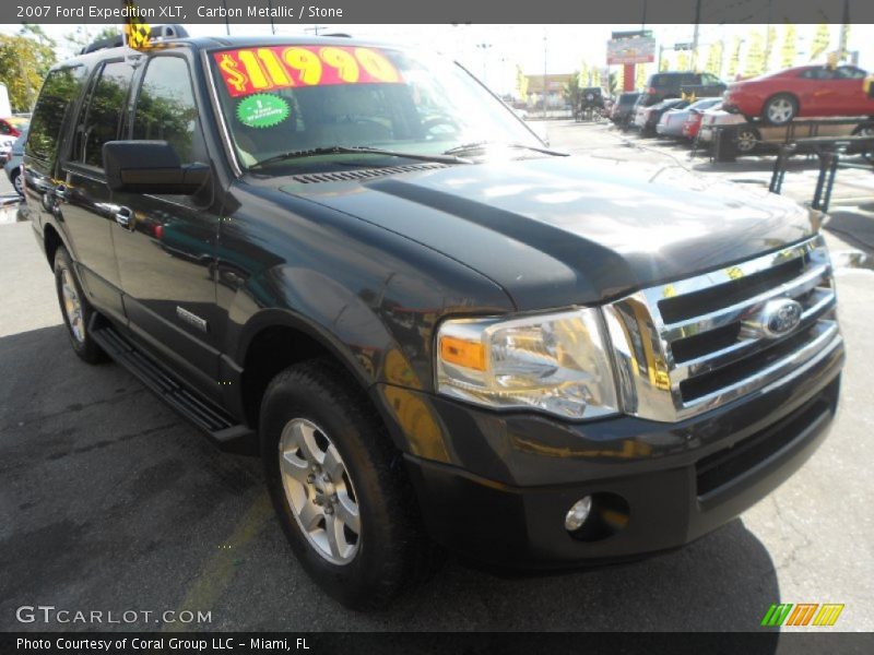 Carbon Metallic / Stone 2007 Ford Expedition XLT