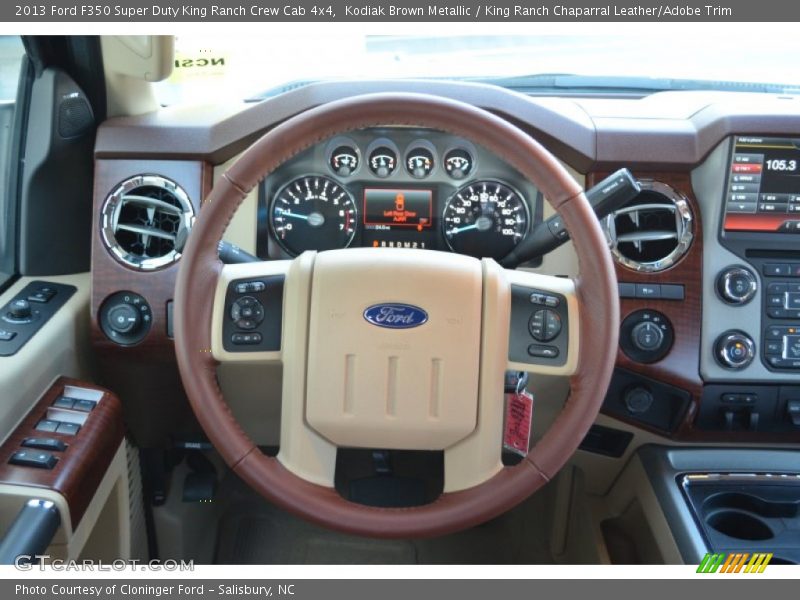  2013 F350 Super Duty King Ranch Crew Cab 4x4 Steering Wheel