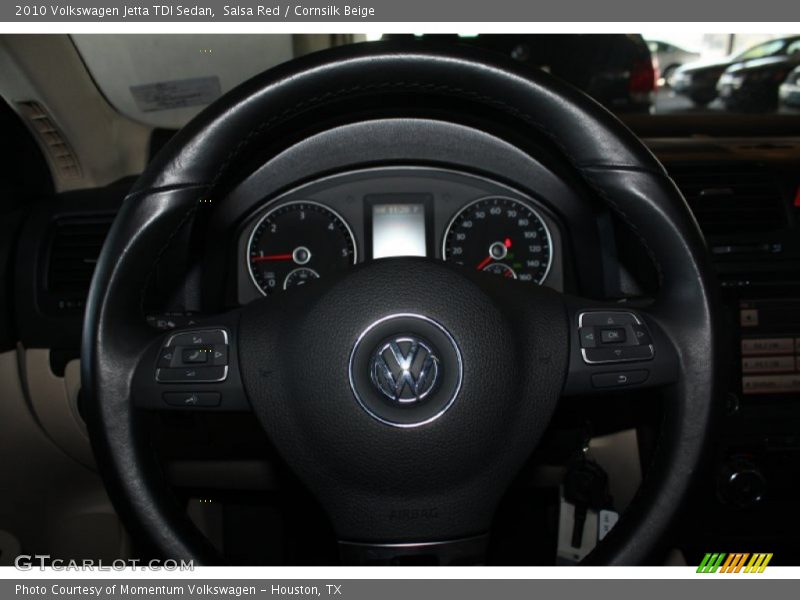 Salsa Red / Cornsilk Beige 2010 Volkswagen Jetta TDI Sedan