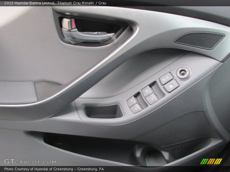 Titanium Gray Metallic / Gray 2013 Hyundai Elantra Limited