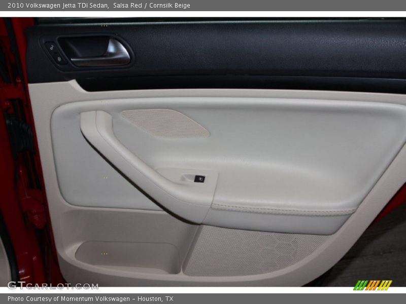 Salsa Red / Cornsilk Beige 2010 Volkswagen Jetta TDI Sedan