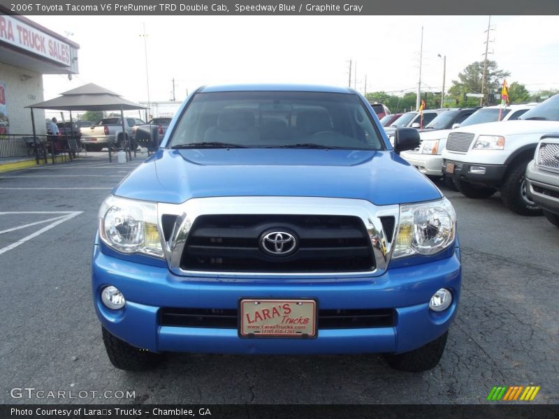 Speedway Blue / Graphite Gray 2006 Toyota Tacoma V6 PreRunner TRD Double Cab