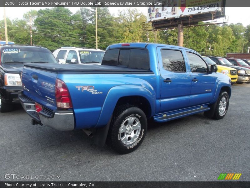 Speedway Blue / Graphite Gray 2006 Toyota Tacoma V6 PreRunner TRD Double Cab