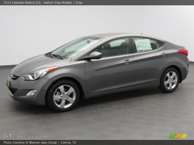 Harbor Gray Metallic / Gray 2013 Hyundai Elantra GLS