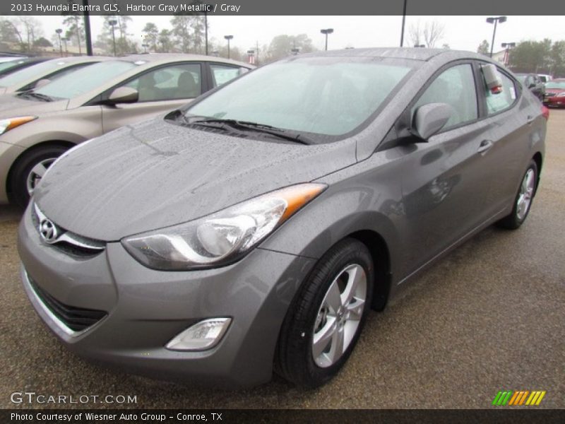 Harbor Gray Metallic / Gray 2013 Hyundai Elantra GLS