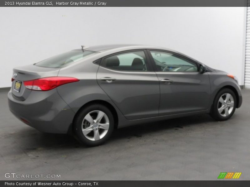 Harbor Gray Metallic / Gray 2013 Hyundai Elantra GLS