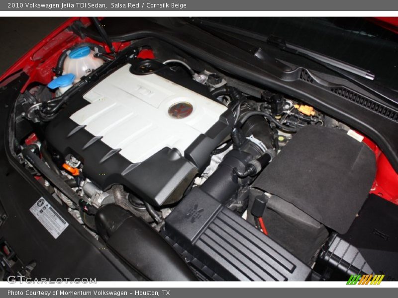 Salsa Red / Cornsilk Beige 2010 Volkswagen Jetta TDI Sedan