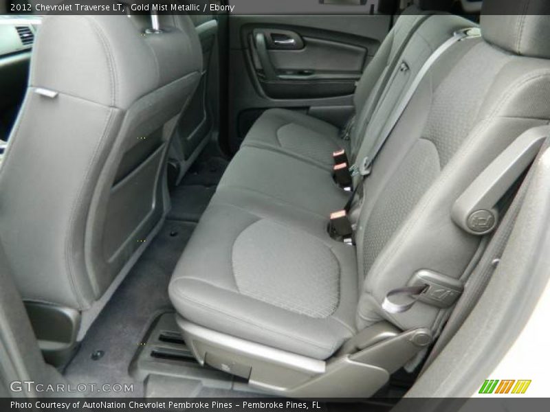 Gold Mist Metallic / Ebony 2012 Chevrolet Traverse LT