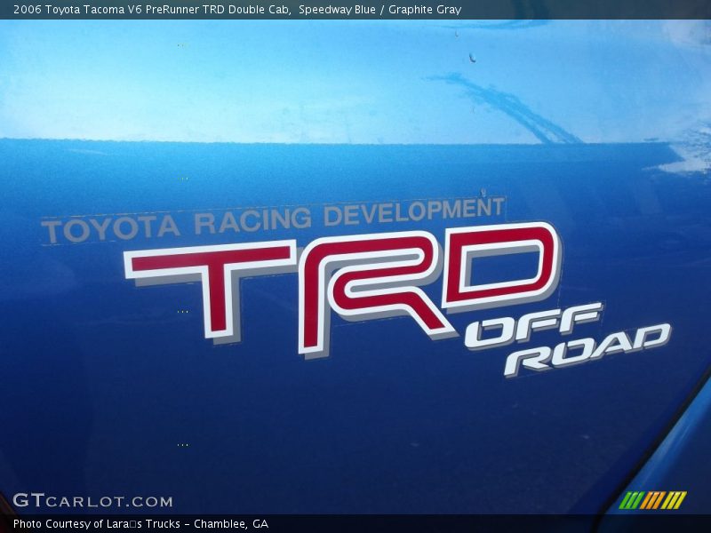 Speedway Blue / Graphite Gray 2006 Toyota Tacoma V6 PreRunner TRD Double Cab