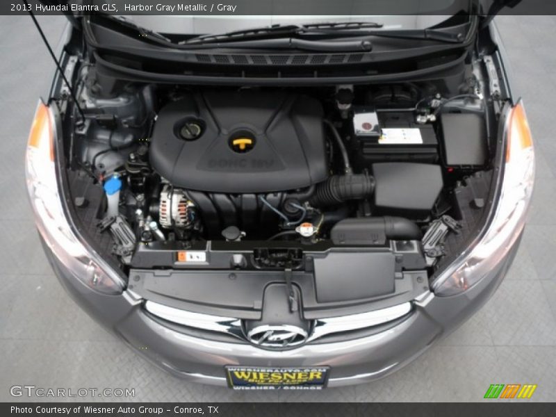 Harbor Gray Metallic / Gray 2013 Hyundai Elantra GLS