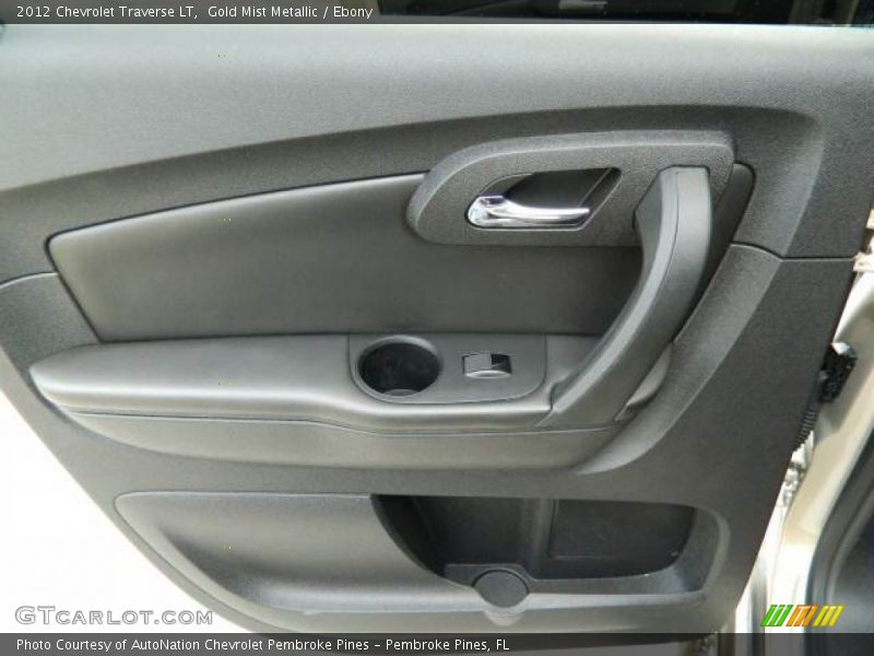 Gold Mist Metallic / Ebony 2012 Chevrolet Traverse LT