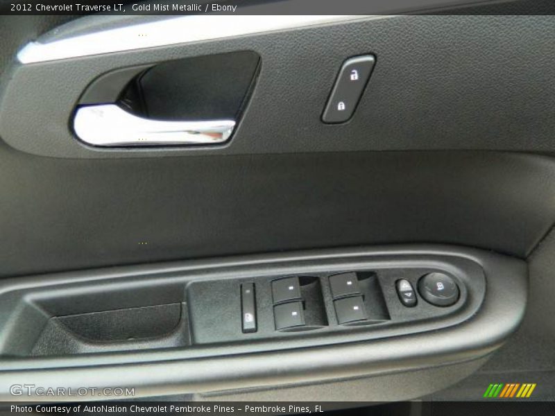 Gold Mist Metallic / Ebony 2012 Chevrolet Traverse LT