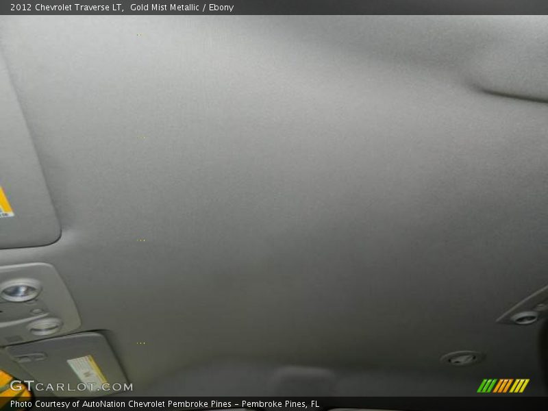 Gold Mist Metallic / Ebony 2012 Chevrolet Traverse LT