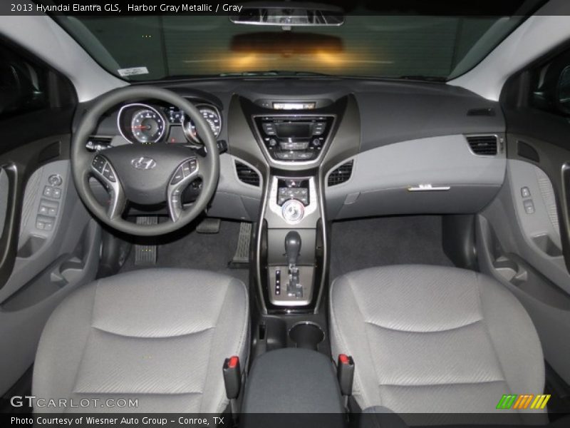 Harbor Gray Metallic / Gray 2013 Hyundai Elantra GLS