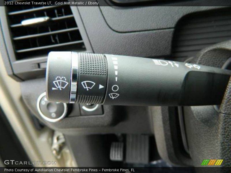 Gold Mist Metallic / Ebony 2012 Chevrolet Traverse LT