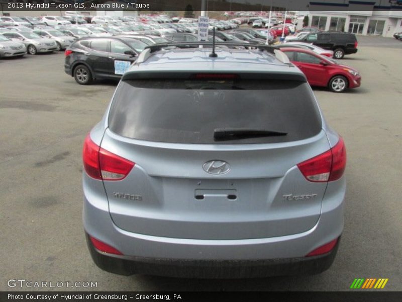 Aurora Blue / Taupe 2013 Hyundai Tucson GLS