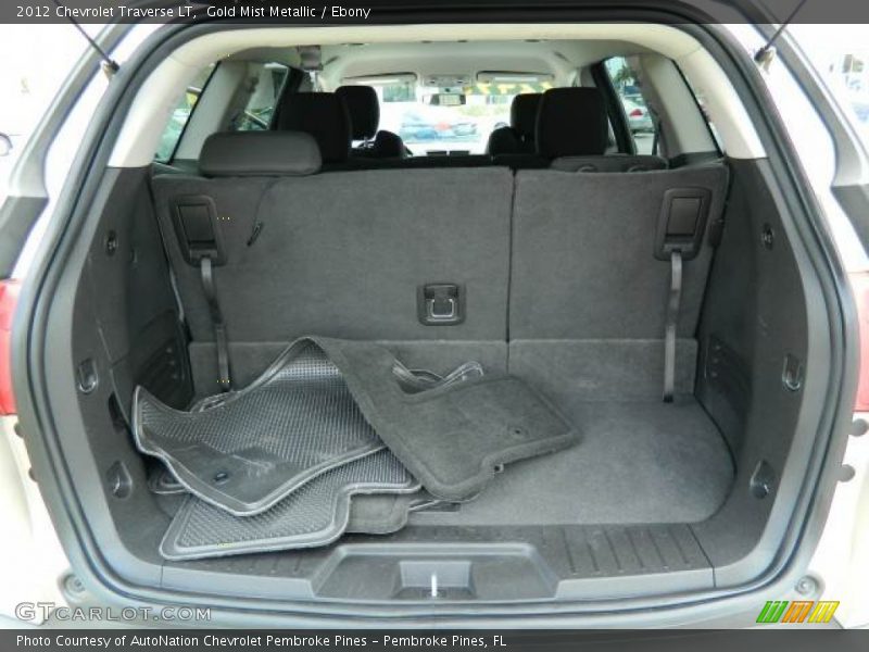 Gold Mist Metallic / Ebony 2012 Chevrolet Traverse LT