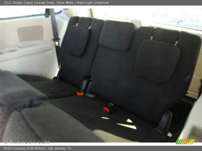Stone White / Black/Light Graystone 2012 Dodge Grand Caravan Crew