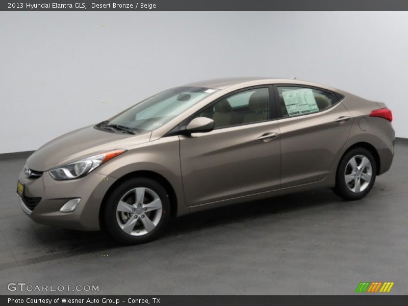 Desert Bronze / Beige 2013 Hyundai Elantra GLS