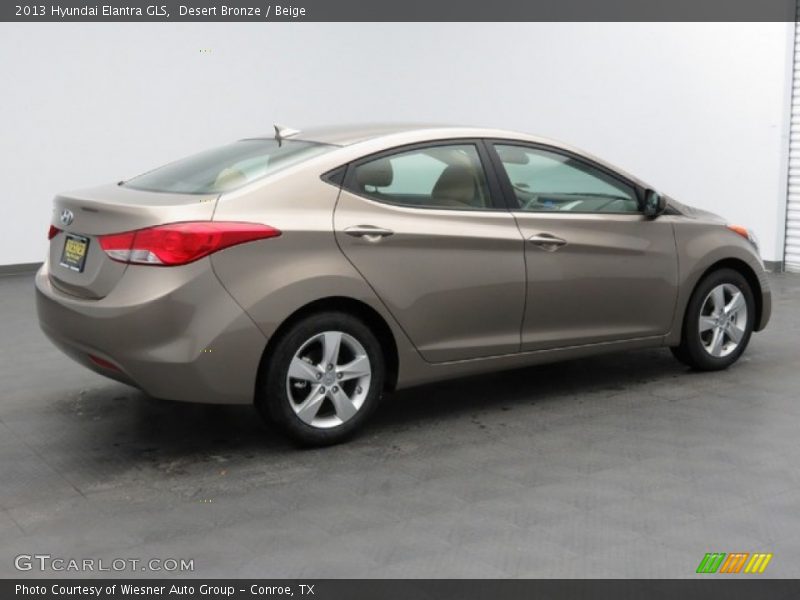 Desert Bronze / Beige 2013 Hyundai Elantra GLS