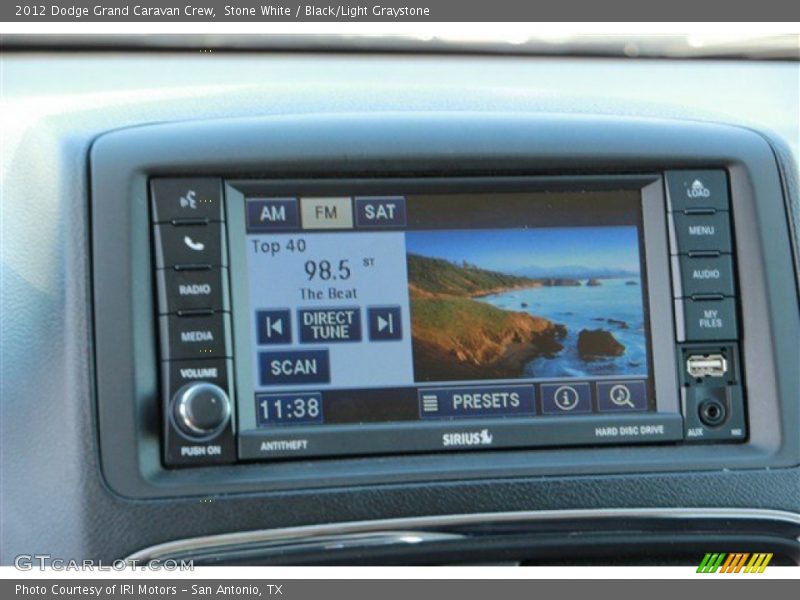 Stone White / Black/Light Graystone 2012 Dodge Grand Caravan Crew