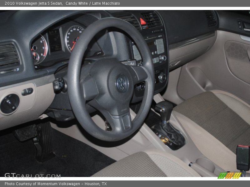 Candy White / Latte Macchiato 2010 Volkswagen Jetta S Sedan