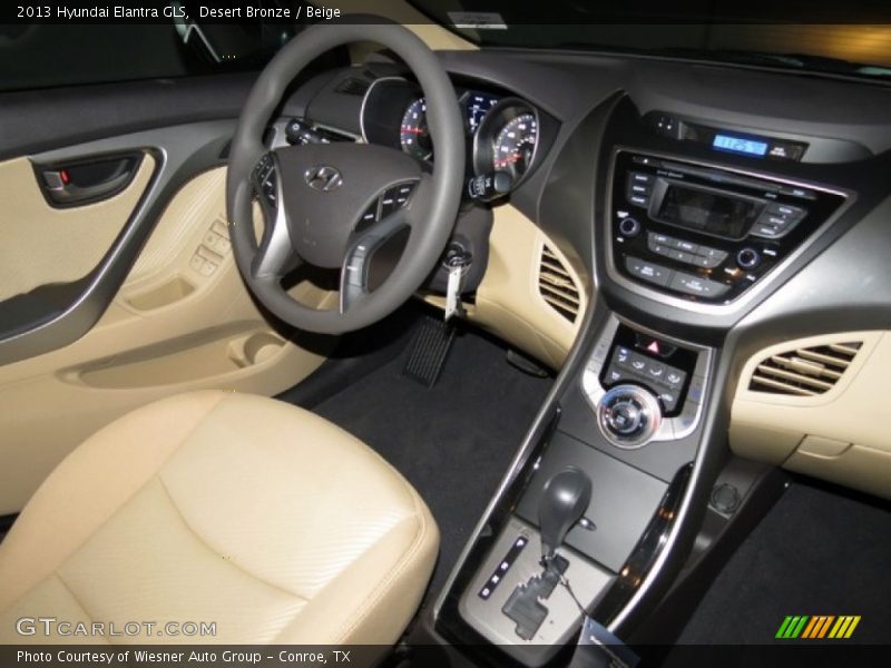 Desert Bronze / Beige 2013 Hyundai Elantra GLS