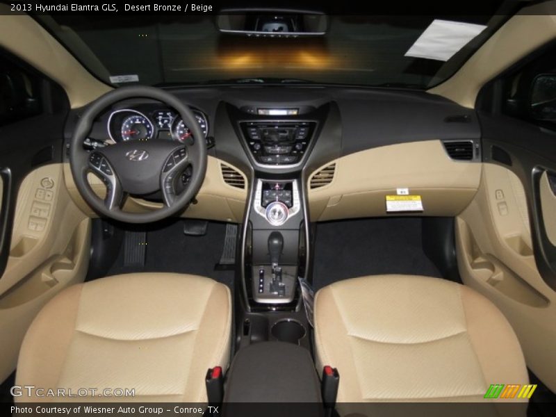 Desert Bronze / Beige 2013 Hyundai Elantra GLS