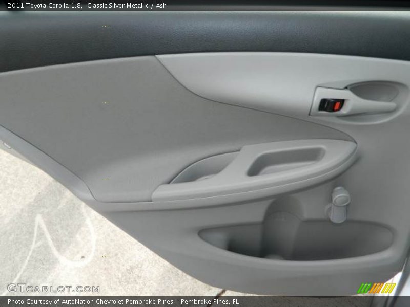 Classic Silver Metallic / Ash 2011 Toyota Corolla 1.8