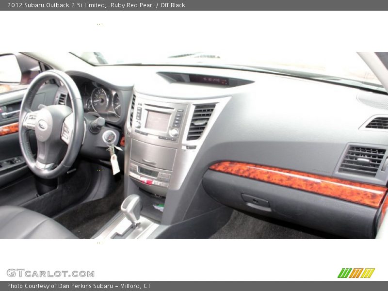 Ruby Red Pearl / Off Black 2012 Subaru Outback 2.5i Limited