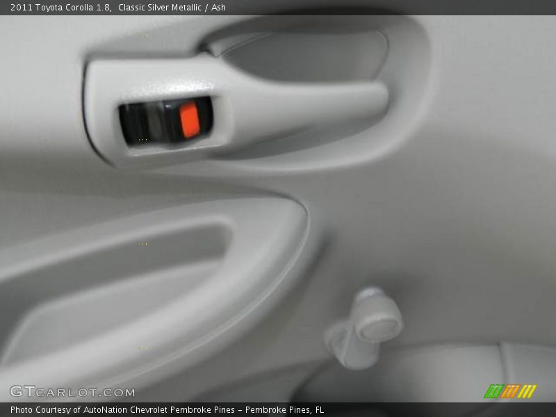 Classic Silver Metallic / Ash 2011 Toyota Corolla 1.8