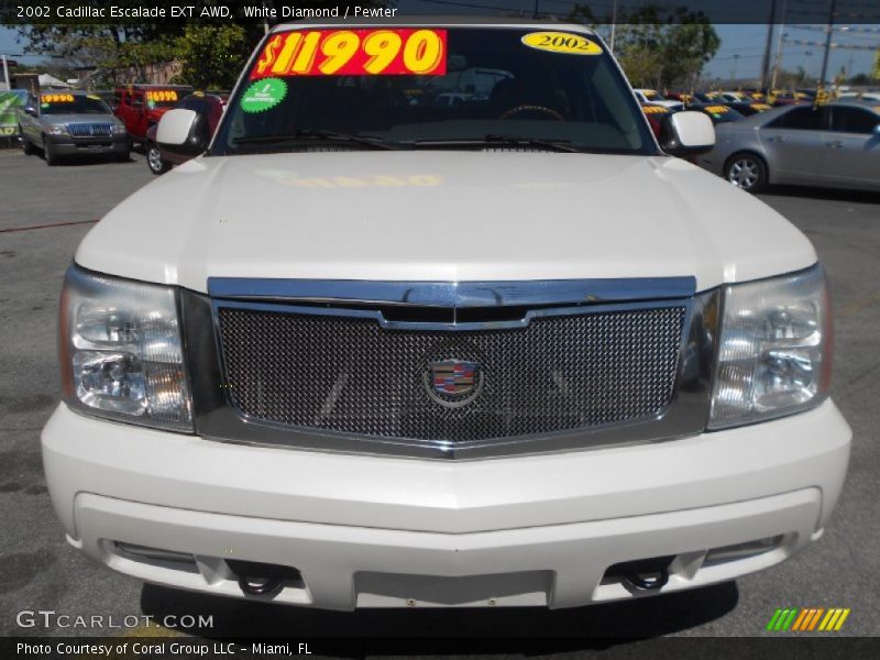 White Diamond / Pewter 2002 Cadillac Escalade EXT AWD