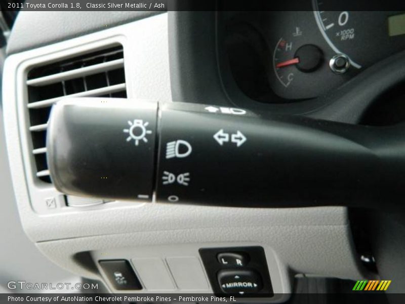 Classic Silver Metallic / Ash 2011 Toyota Corolla 1.8