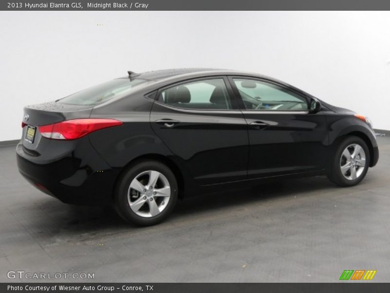 Midnight Black / Gray 2013 Hyundai Elantra GLS