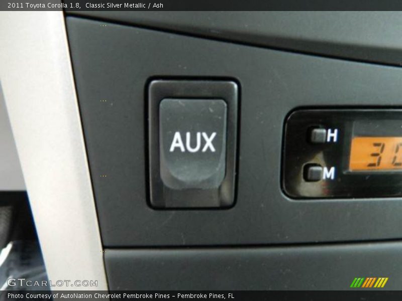 Classic Silver Metallic / Ash 2011 Toyota Corolla 1.8