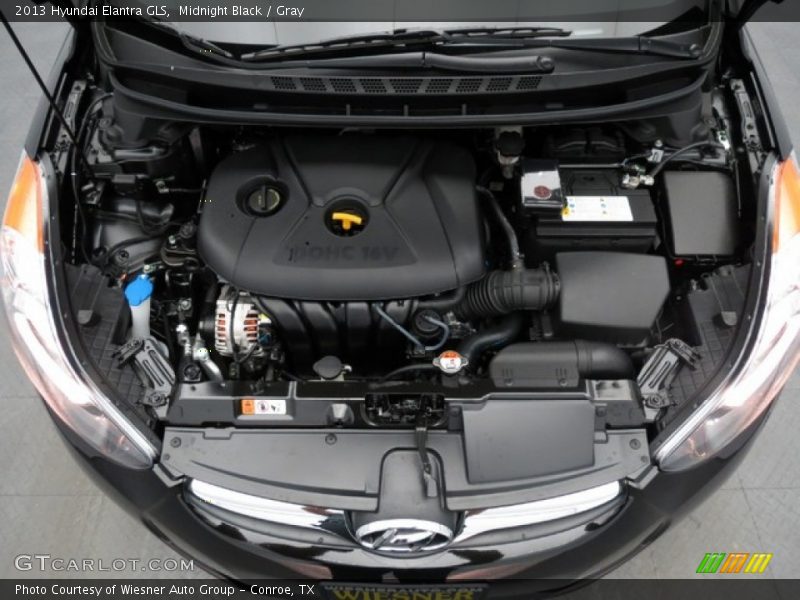 Midnight Black / Gray 2013 Hyundai Elantra GLS