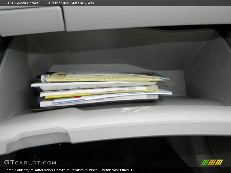 Classic Silver Metallic / Ash 2011 Toyota Corolla 1.8